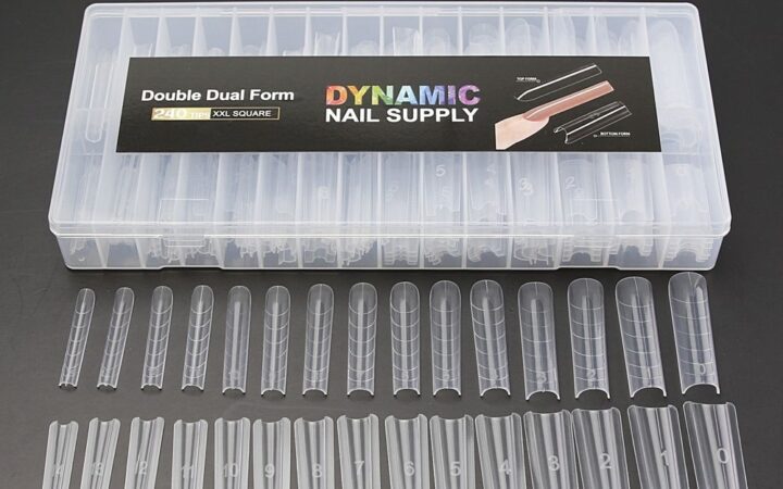 Double Dual Nail Forms for Cleaner Underside Extensions