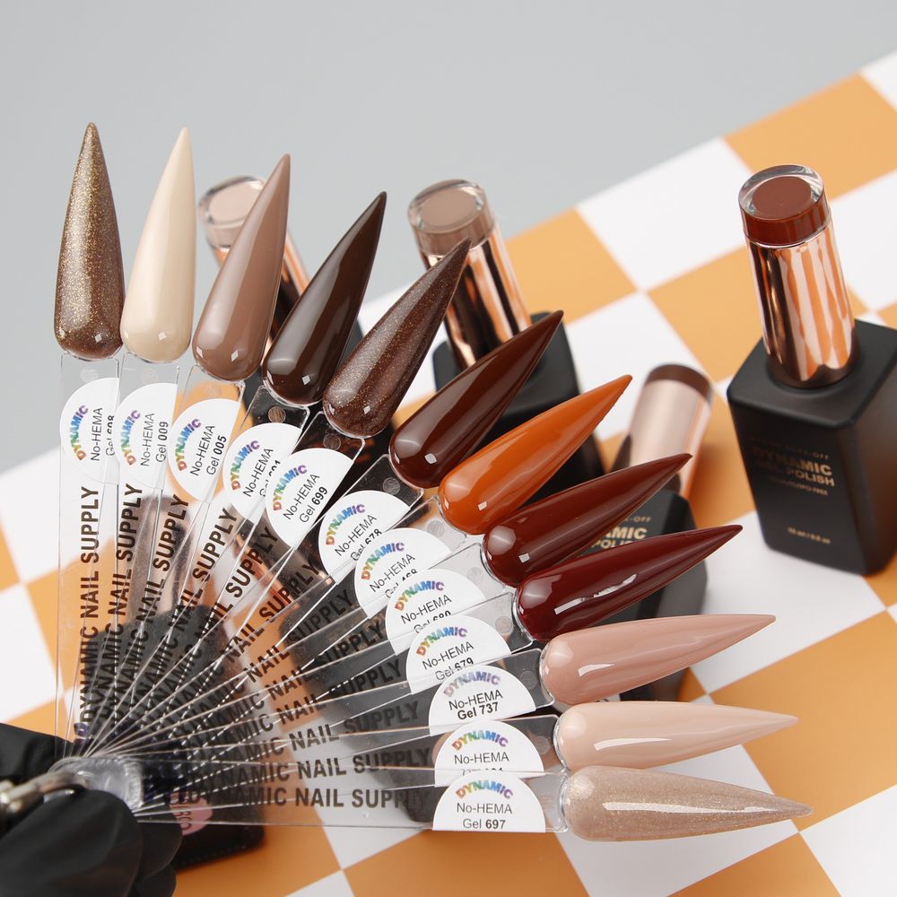 12 fall gel polish bottles - 3