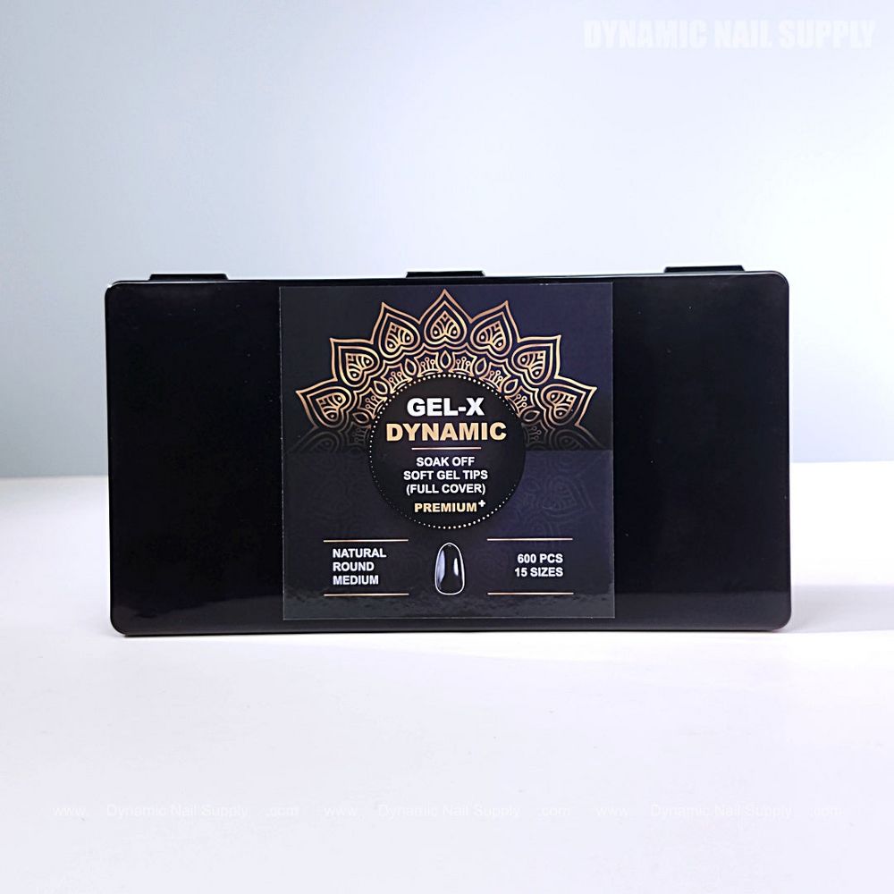 Soft Gel Full Cover Tips — Natural Round (Medium) Review